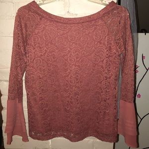 Chic Blush Pink Long Sleeve Blouse👚💕